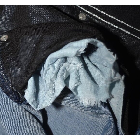 Love Indigo Straight Leg Embroidered Denim Blue Jeans Plus Size 22W Stretch - Picture 9 of 10